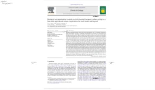 Biological and geochemical controls on diel dissolved inorganic carbon cycling in a low-order agricultural stream: Implications for reach scales and beyond